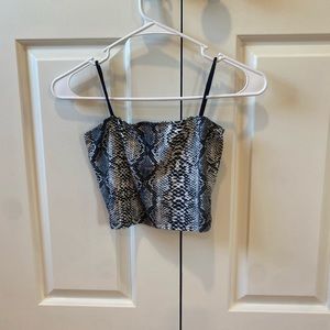 shein snakeskin tank